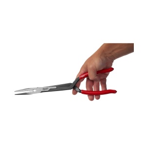 Cleste cu nas lung, drept, 332 mm lungime, unghi varf 0 grade, Milwaukee, cod 4932492497 - Img 3