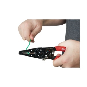 Cleste multifunctional pentru dezizolare si sertizare 6 marimi diferite, taietor bolt M2.6-M5, Milwaukee, cod 4932493816 - Img 4