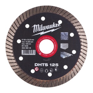 Disc diamantat DHTS, 125x22.23X1.2 mm, Milwaukee, cod 4932399146