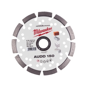 Disc diamantat SPEEDCROSS AUDD, 150x22.23X2.6 mm, Milwaukee, cod 4932399825