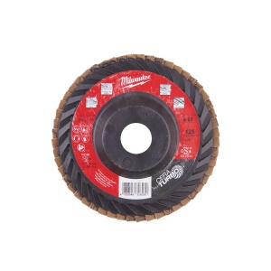 Disc lamelar CERA TURBO SLC 50/125, diametru disc 125 mm, granulatie 60, Milwaukee, cod 4932472232 - Img 2