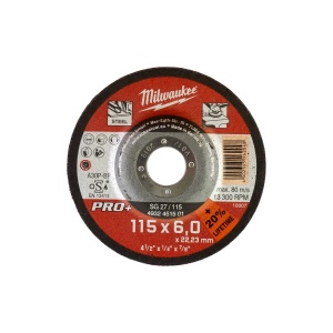 Disc PRO+ pentru polizat metal SG 27 / 115 x 6 x 22 mm, Milwaukee, cod 4932451501 - Img 1