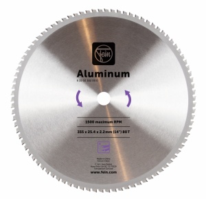 Discuri debitare Ø355 mm, pentru aluminiu si metale neferoase, Fein