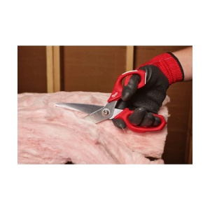 Foarfeca dreapta pentru santier, lungime 230 mm, lungime lama 95 mm, Milwaukee, cod 4932479409 - Img 4