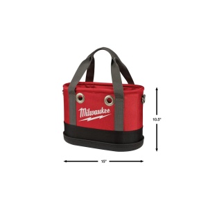 Geanta scule lucratori linii electrice, ovala, Milwaukee, cod 4932498654 - Img 4