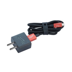Incarcator cu cablu micro-USB, CUSB, 90 cm, Milwaukee, cod 4932459888 - Img 4