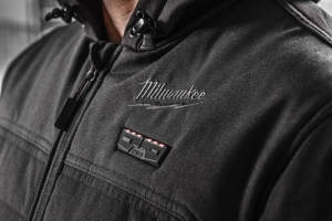 Jacheta puffer incalzita M12 HPJBL3-0 HEXON neagra, marimi S-XXL, Milwaukee - Img 2