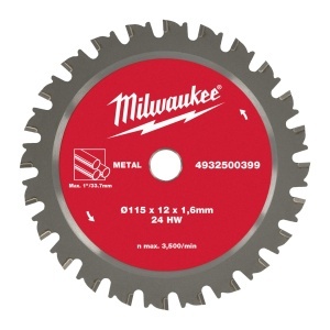Lama 24 dinti din carbura pentru taietor teava otel M18 FUEL FPCSB, Milwaukee, cod 4932500399