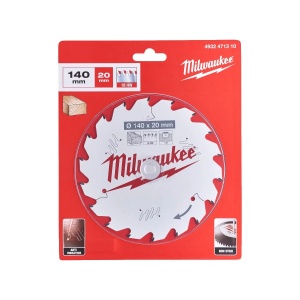 Panza pentru fierastraie circulare de mana CSB P W 140 x 20 x 1.6 x 18ATB, Milwaukee, cod 4932471310 - Img 3