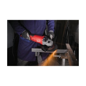 Polizor unghiular AG 22-230 E D-SET, disc 230 mm, ax M14, adancime taiere 68 mm, 2200 W, Milwaukee, cod 4933440300 - Img 2