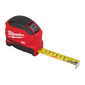 Ruleta AUTOLOCK (Gen II), lungime 5-8 m, latime lama 25 mm, Milwaukee