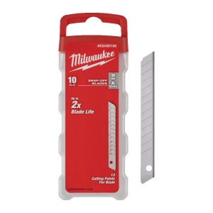 Set 10 lame segmentate pentru cutter, 9 / 18 / 25 mm, Milwaukee