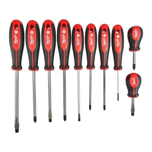 Set 10 surubelnite TRI-LOBE, PZ1/ PZ2/ PH1/ PH2/ SL3/ SL5.5/ SL6.5/ SL6.5/ SL8, Milwaukee, cod 4932471808