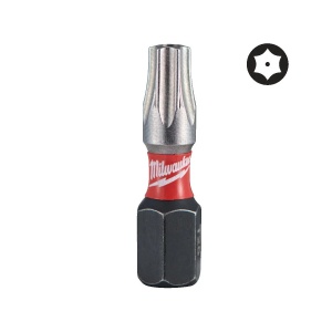 Set 2 Biti pentru surubelnite SHOCKWAVE IMPACT DUTY TX BO25 x 25 mm, Milwaukee, cod 4932471583