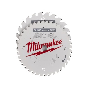 Set 2 panze pentru fierastraie circulare de mana CSB 165 X 24T/40T, Milwaukee, cod 4932479837