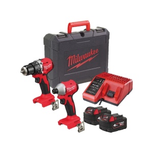 Set 2 scule compacte M18 BLCPP2A-402C (M18 BLIDRC, M18 BLPDRC ), cu motor fara perii, Milwaukee, cod 4933492827 - Img 1