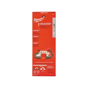 Set 3 panze pentru fierastrau cu banda 1139.83 mm X 25 TPI, grosime material ≤ 4 mm, Milwaukee, cod 48390531 - Img 2