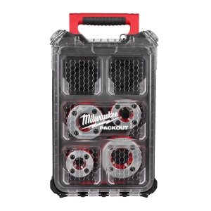 Set 4 capete de filetat pentru M18FPT114 tip BSPT, 1/2"-1 1/4", Milwaukee, cod 4932480250