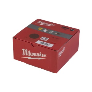 Set 50 foi abrazive pentru slefuitoare orbitale, 6 gauri, diametru 150 mm, granulatie 40, Milwaukee, cod 4932492226 - Img 2