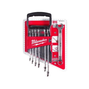 Set 7 chei combinate MAX BITE, sistem metric, 8-17 mm, Milwaukee, cod 4932464257 - Img 5
