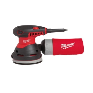 Slefuitor orbital ROS 125 E, talpa slefuit 125 mm, diametru oscilatie 2.4 mm, 300 W, Milwaukee, cod 4933433180