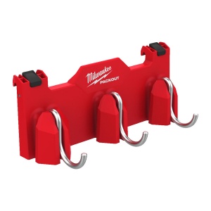 Suport lateral cu 3 carlige PACKOUT, capacitate 11 kg, Milwaukee, cod 4932498650 - Img 2