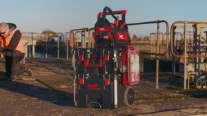 Suport lateral de fixare PACKOUT, capacitate 11 kg, Milwaukee, cod 4932498648