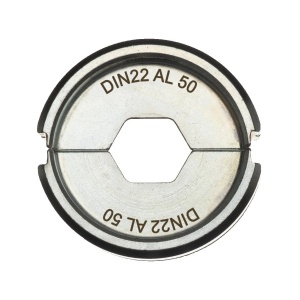 Bac de sertizare din aluminiu DIN22 AL 50, forma HEX, Milwaukee, cod 4932451773