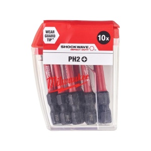 Bit PH pentru surubelnite SHOCKWAVE IMPACT DUTY PH2 x 50 mm (b), Milwaukee, cod 4932430855 - Img 3