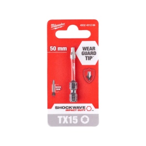 Bit TX pentru surubelnite SHOCKWAVE IMPACT DUTY TX15x50 mm Milwaukee, cod 4932451286 - Img 2