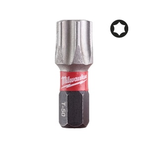 Bit TX pentru surubelnite SHOCKWAVE IMPACT DUTY TX50x25 mm Milwaukee, cod 4932430892