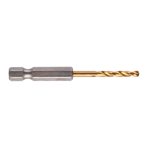 BURGHIU METAL HSS-TITAN RED HEX 1/4'' 3.0X23X65 MM -2PCS - Img 2
