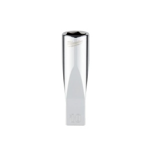 Cap cheie tubulara 1/4'' lunga, marime 10 mm, lungime 50 mm, Milwaukee, cod 4932478330
