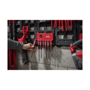 Carlige pe un singur rand pentru depozitare PACKOUT, max 9 kg, 100 x 232 x 77 mm, Milwaukee, cod 4932493384 - Img 4