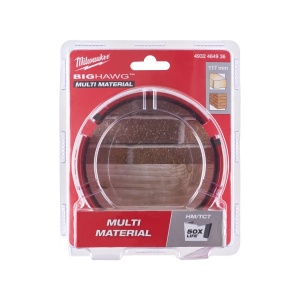 Carota BIG HAWG multi material, diametru 117 mm, adancime max 60 mm, 3 dinti, Milwaukee, cod 4932464936 - Img 2