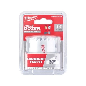 Carota TCT HOLE DOZER cu dinti din carbura, diametru 44 mm, 41 mm adancime max taiere, Milwaukee, cod 49560717 - Img 2