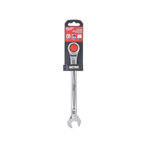 Cheie combinata cu clichet MAX BITE, deschidere 15 mm, lungime 208 mm, Milwaukee, cod 4932471508 - Img 2