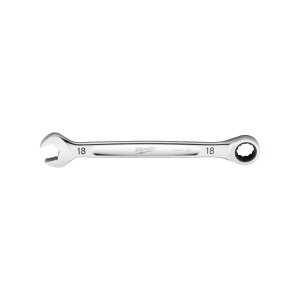 Cheie combinata cu clichet MAX BITE, deschidere 18 mm, lungime 243 mm, Milwaukee, cod 4932471511