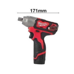 Cheie de impact M12 BIW12-202C, subcompacta, cuplu 138 Nm si sistem de prindere 1/2" patrat, 171 mm, Milwaukee, cod 4933447133 - Img 4