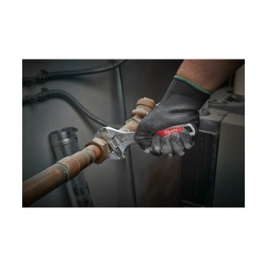 Cheie reglabila lata, 200 mm, 40 mm deschidere falci, 14 mm grosime falci, Milwaukee, cod 48227508 - Img 3