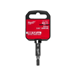 Cheie tubulara cu bit direct in cap, 5 mm, prindere 1/4" HEX, Milwaukee, cod 4932480827 - Img 2