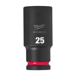 Cheie tubulara de impact SHOCKWAVE IMPACT DUTY 1/2", lunga, marime 25 mm, Milwaukee, cod 4932480343
