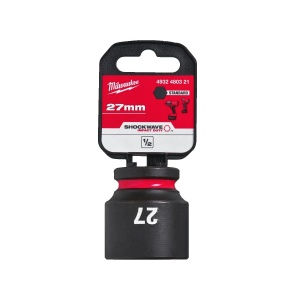 Cheie tubulara de impact SHOCKWAVE IMPACT DUTY 1/2", scurta, marime 27 mm, Milwaukee, cod 4932480321 - Img 2