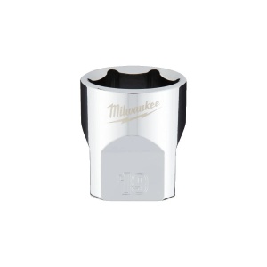 Cheie tubulara standard 3/8", marime 19 mm, diametru 25.8 mm, lungime 28 mm, Milwaukee, cod 4932478349