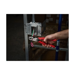Cleste LINEMAN'S HEAVY DUTY, 250 mm, diametru cap debavurare 25 mm, Milwaukee, cod 48226100 - Img 2