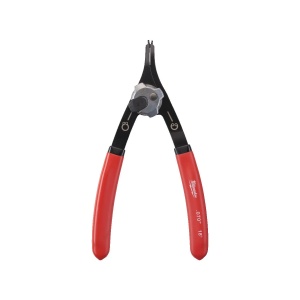 Cleste mare pentru inele de siguranta, int-ext, drept, unghi vf 18 grade, vf 1.8mm, 188 mm lungime, Milwaukee, cod 4932492493