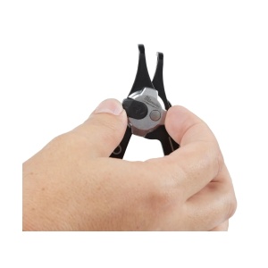 Cleste mic pentru inele de siguranta, int-ext, unghi vf 90 grade, vf 0.9mm, 147 mm lungime, Milwaukee, cod 4932492489 - Img 5