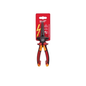 Cleste VDE cu nas lung si varf rotund, 205 mm, capacitate max debitare 3.9 mm, Milwaukee, cod 4932464564 - Img 2