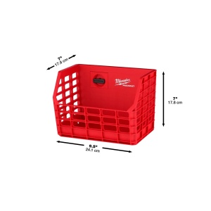 Cutie PACKOUT pentru depozitare, max 9 kg, 172 x 252 x 190 mm, Milwaukee, cod 4932493379