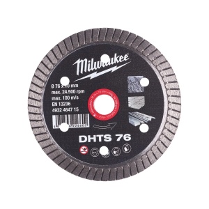 Disc diamantat DHTS, 76x10X1.0 mm, Milwaukee, cod 4932464715